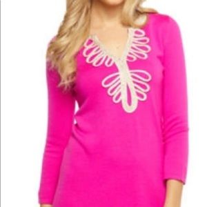 Lilly Pulitzer Hot Pink Sweater Dress